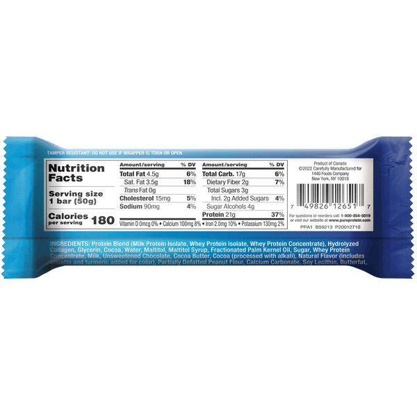 Pure Protein Bar Chocolate Deluxe 1.76oz