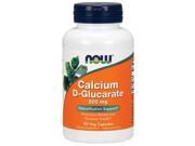Now Foods Calcium D-Glucarate, 500mg 90 Vegatble Capsules