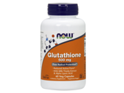 Now Glutathione 500 mg, With Milk Thistle Extract & Alpha Lipoic Acid, 30 Vegetable Capsules