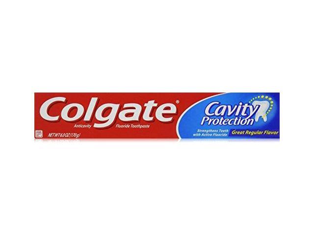 Colgate Cavity Protection Toothpaste with Fluoride  Minty Great Flavor  6 oz Tube