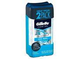 Gillette 72 Hours Sweat Protection Clear Gel Antiperspirant & Deodorant for Men Cool Wave - 3.8oz/2pk
