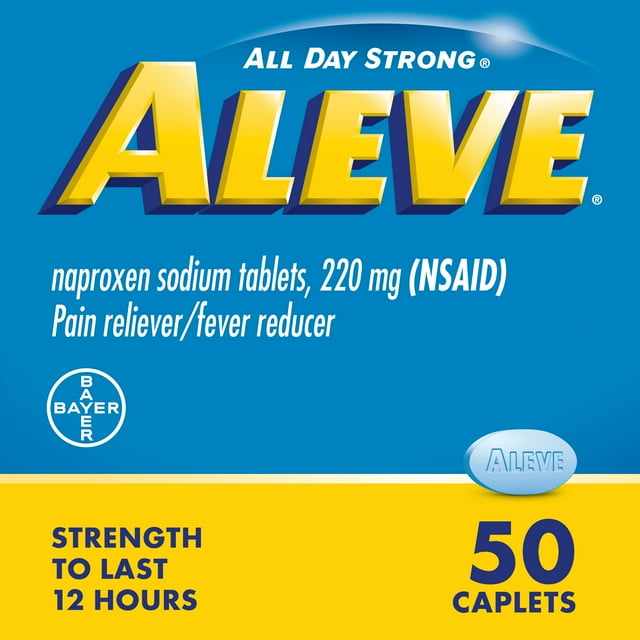 Aleve All Day Strong Caplets 220mg 50ct