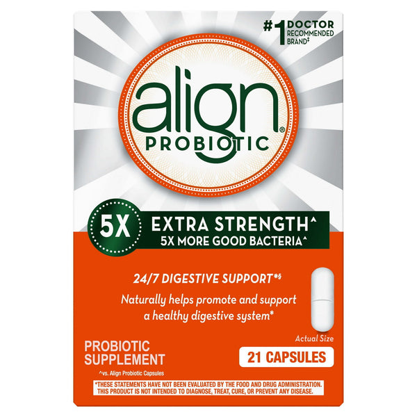 Align Align Extra Strength Probiotic Supplement Capsules 21ct