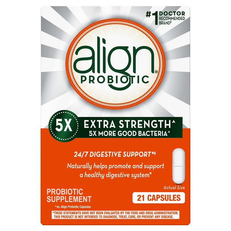 Align Align Extra Strength Probiotic Supplement Capsules 21ct