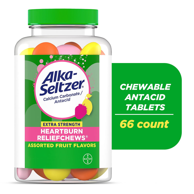 Alka-Seltzer Extra Fuerza Searts Heartburn Reliefes 66CT