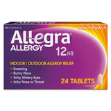 Allegra alergia 12 horas 60 mg tabletas 24ct
