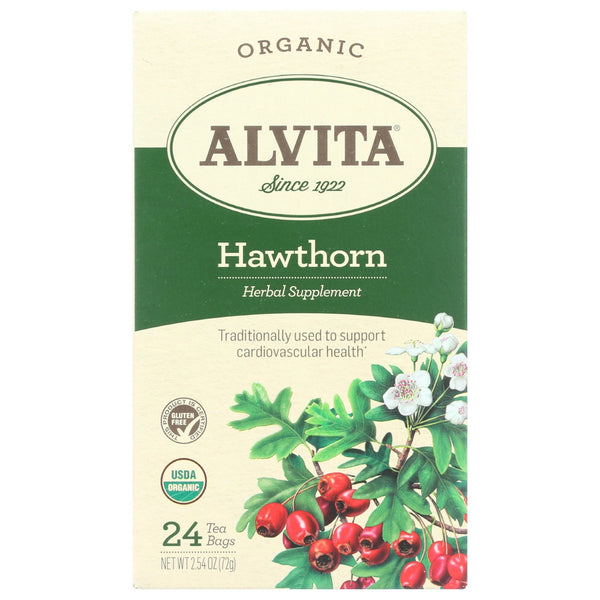 Alvita Organic Hawthorn Tea Bags 24ct