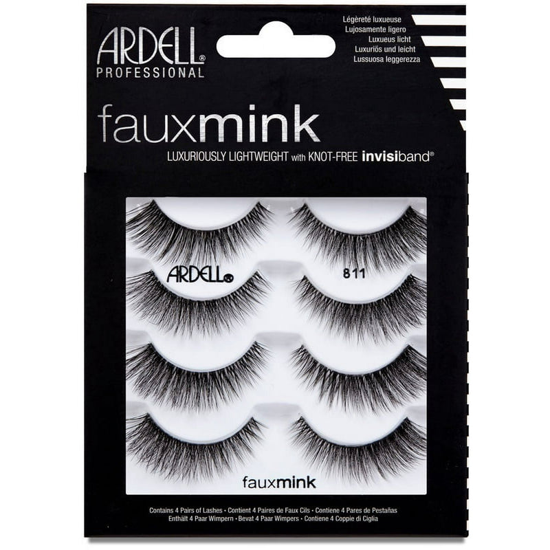 Ardell Lashes Fauxmink Wispies 811 4 Pairs Pack
