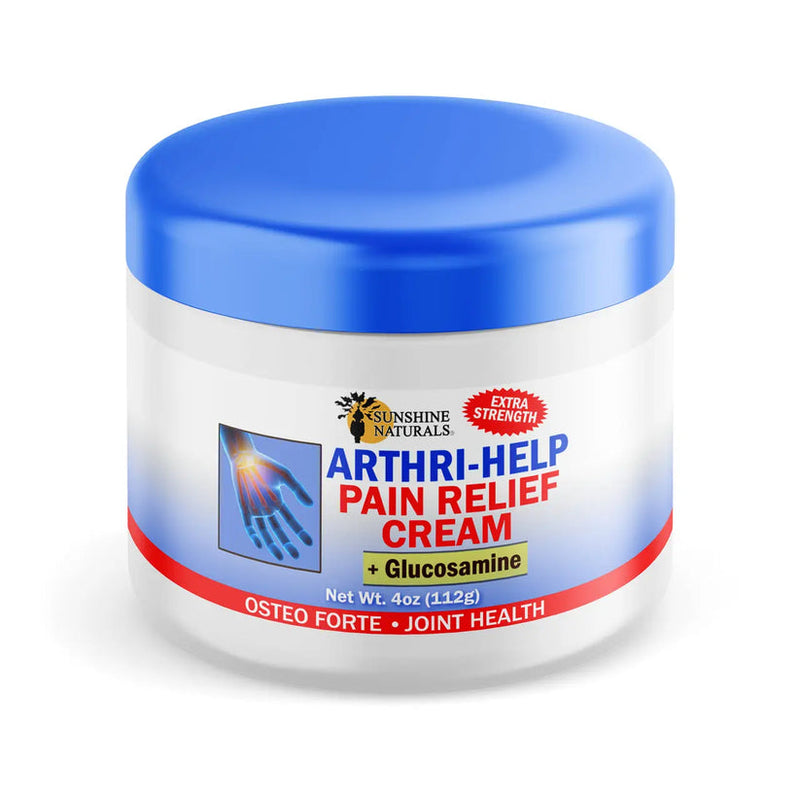 Sunshine Naturals Arthrihelp Pain Relief Cream 4Oz