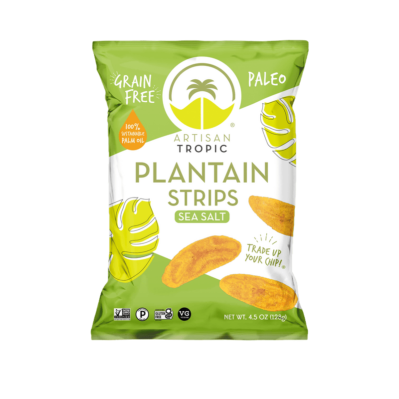 Artisan Tropic Plantain Strips Sea Salt 4.5oz
