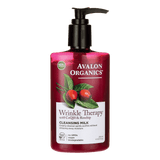 Avalon Organics Wrinkle Therapy With Coq10 & Rosehip Facial Cleansing Milk  8.5oz