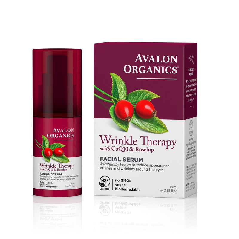 Avalon Organics Organics Wrinkle Therapy Facial Serum 0.55oz