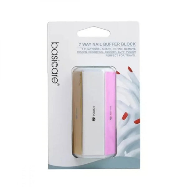 Basicare 7 Way Nail Buffer Block 1947