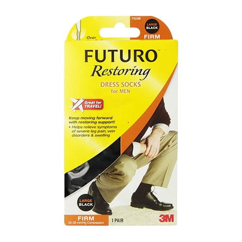3M Futuro Support Socks Firm Navy L