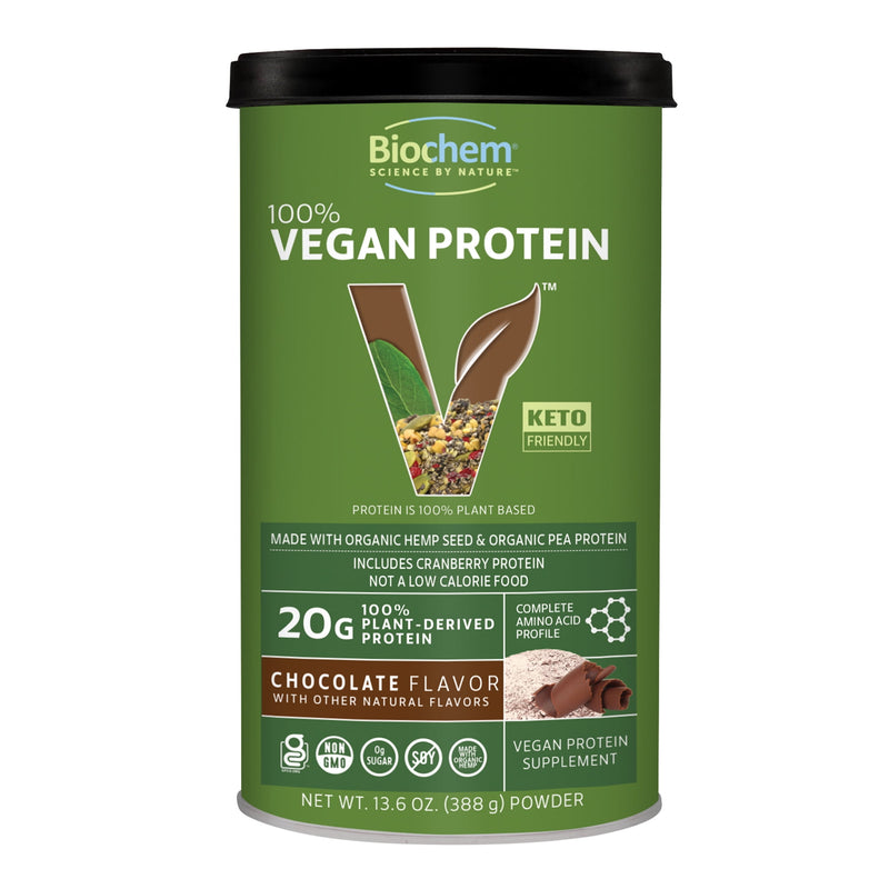 Bioquímico de proteína vegana chocolate 13oz