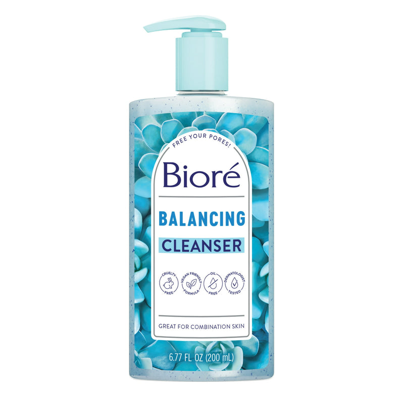 Biore Blue Agave Balancing Pore Cleanser 6.77oz