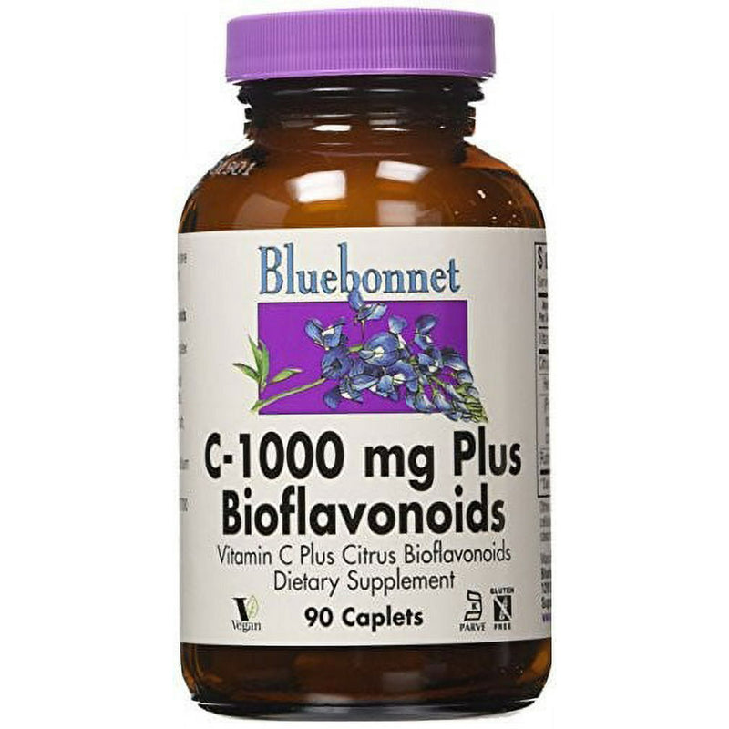 Bluebonnet C-1000mg & Bioflavonoids Caplets 90ct