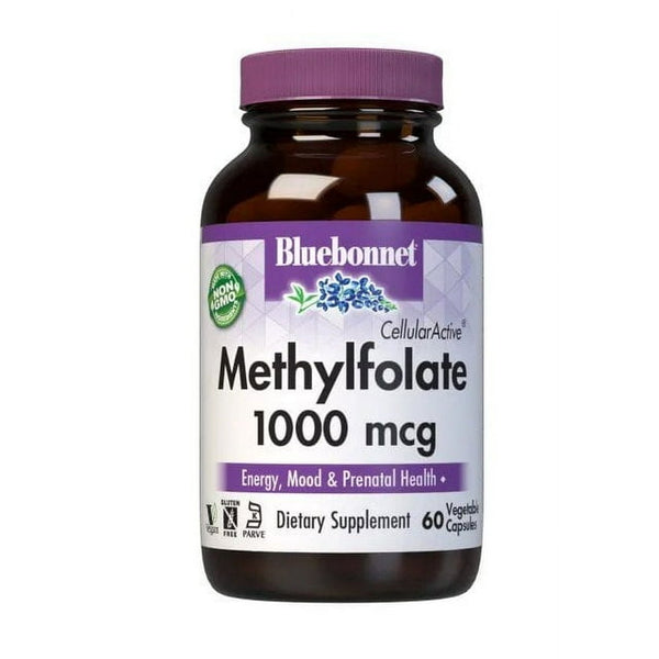 Bluebonnet Methylfolate 1000mcg Capsules 60ct