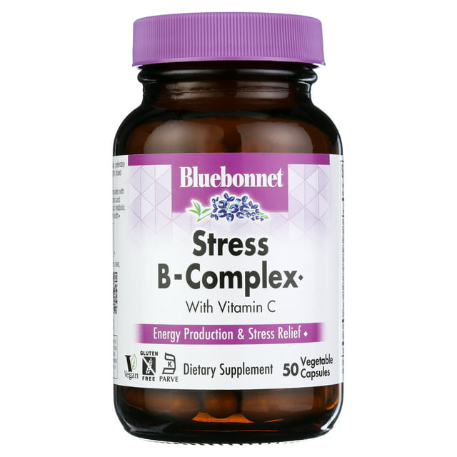 Bluebonnet Stress B-Complex Capsules 50CT