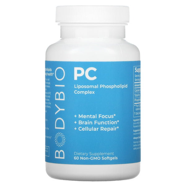 Bodybio PC Menthal Focus Softgels 60ct