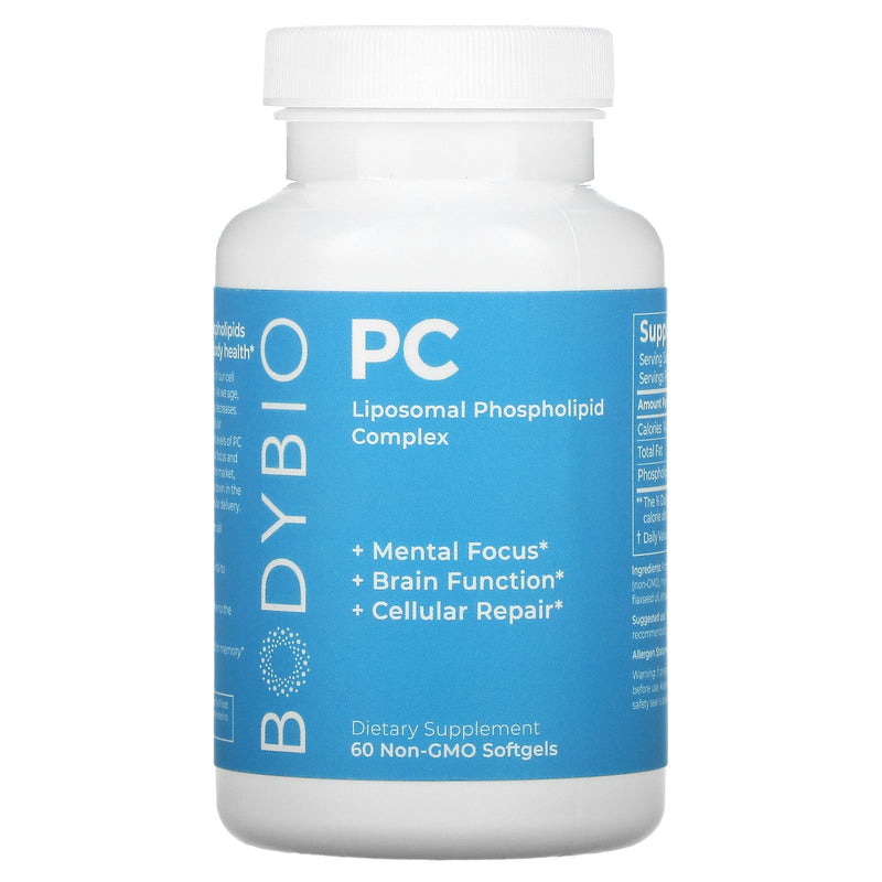 Bodybio PC Menthal Focus Softgels 60ct
