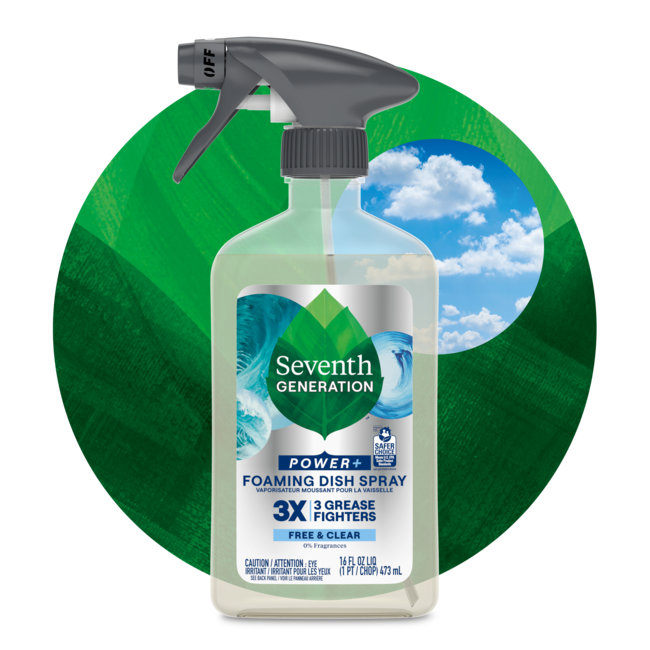 Seventh Generation Free & Clear Foaming Dish Spray With Pump