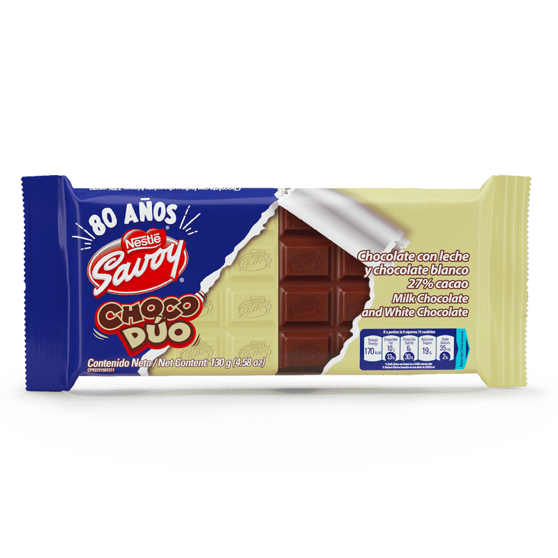 Savoy Choco Duo 130gr BOX of 5