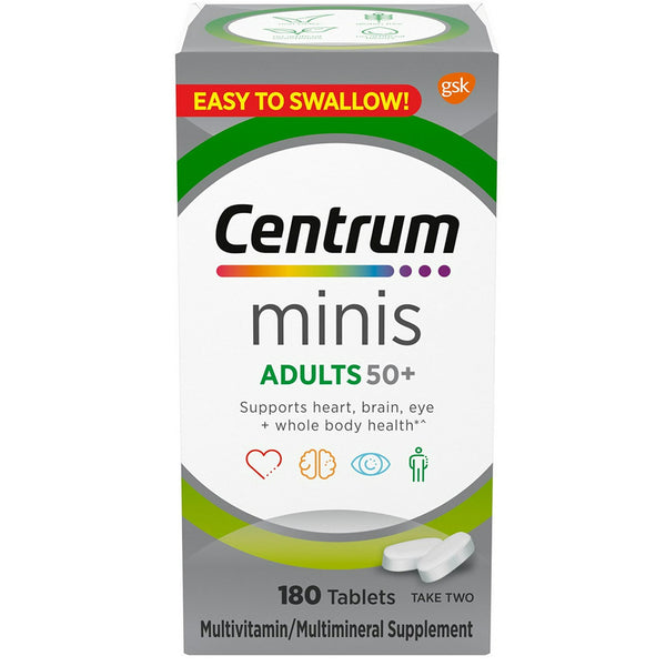 Centrum Minis Adult 50+ Plus Tablets 180ct