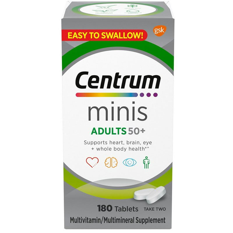 Centrum Minis Adult 50+ Plus Tablets 180ct