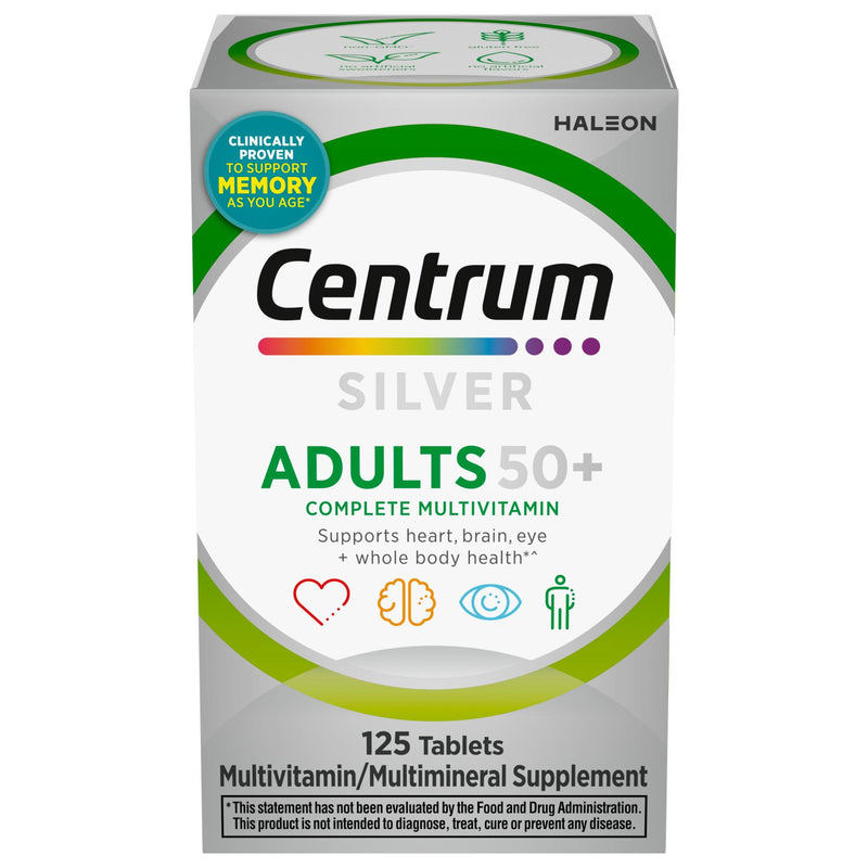 Centrum Silver Adult +50 Tablets 125ct