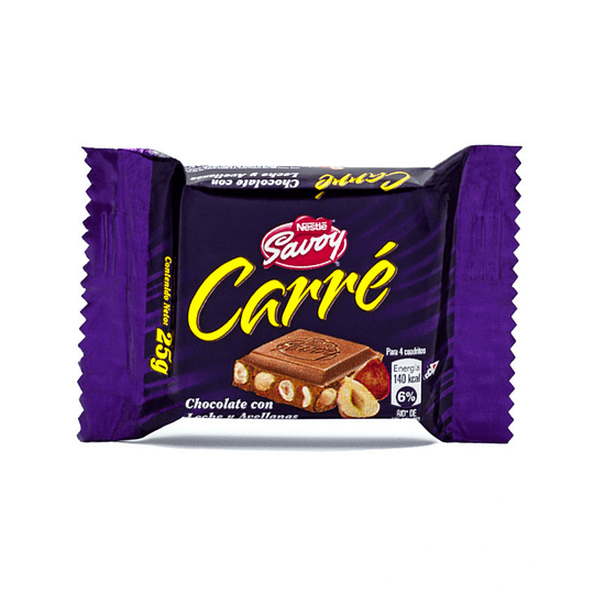 Nestle Carre Mini Choco Avellanas 25G