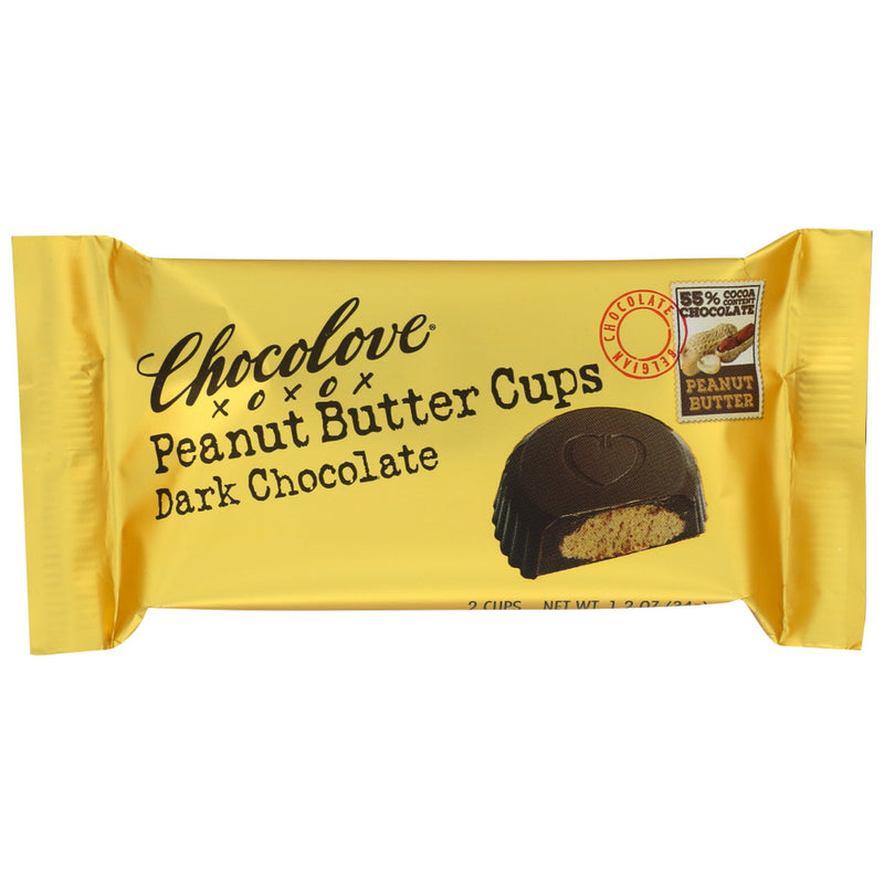 Chocolove Xoxox Dark Chocolate Peanut Butter Cups 1.2oz