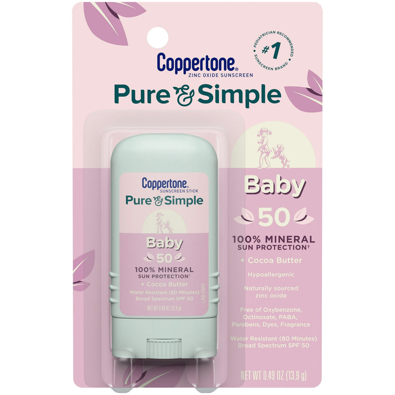 Coppertone Pure & Simple Baby SPF 50 0.49oz