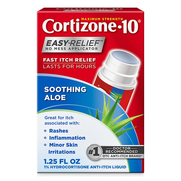 Cortizone 10 Soothing Aloe 1% Hydrocortisone Anti Itch Roll-on 1.25oz