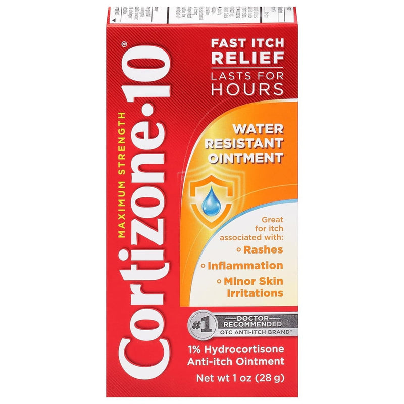 Cortizone 10 1% Hydrocortisone Water Resistant Ointment 1oz