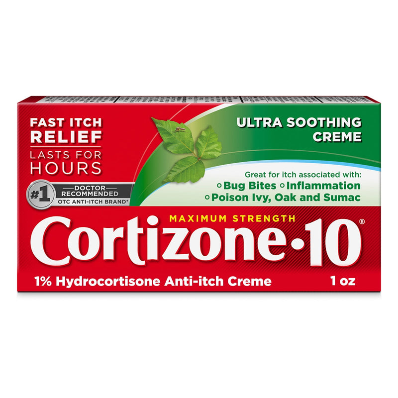 Cortizone 10 Ultra Soothing Anti Itch Creme 1% Hidrocortizone 1oz