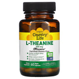 Vida en el país l-theanine 200mg cápsulas veganas 60ct