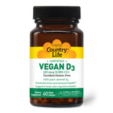 Country Life Vegan D3 125mcg Softgels 60ct
