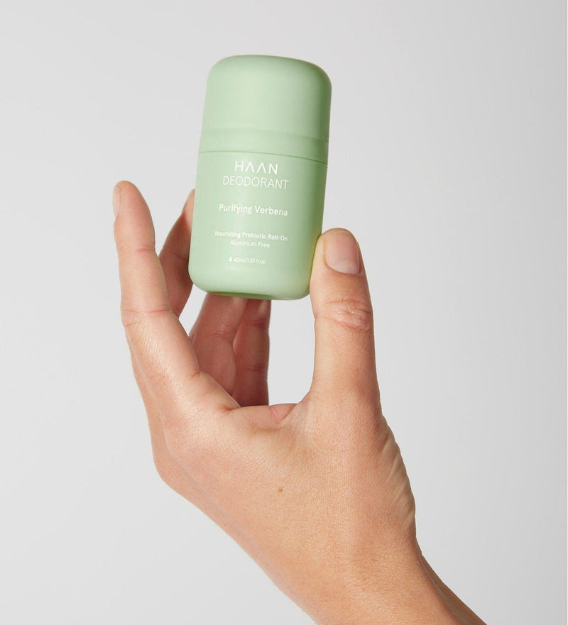 HAAN Natural Deodorant for Women and Men (1.4 Fl. Oz.) Verbena with 24 Hour Odor Protection | Vegan Deodorant, Balance Your Skin's | Aluminium Free, Paraben
