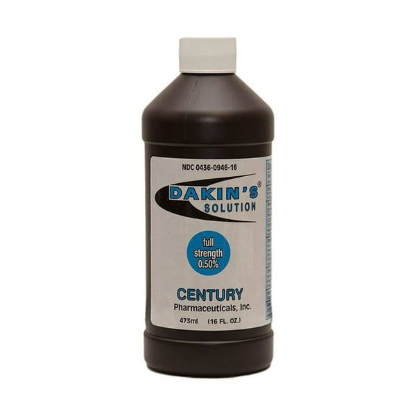 Dakins Solution Full Strength 0.25% 16oz