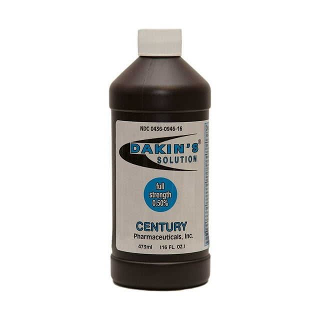 Dakins Solution Full Strength 0.25% 16oz