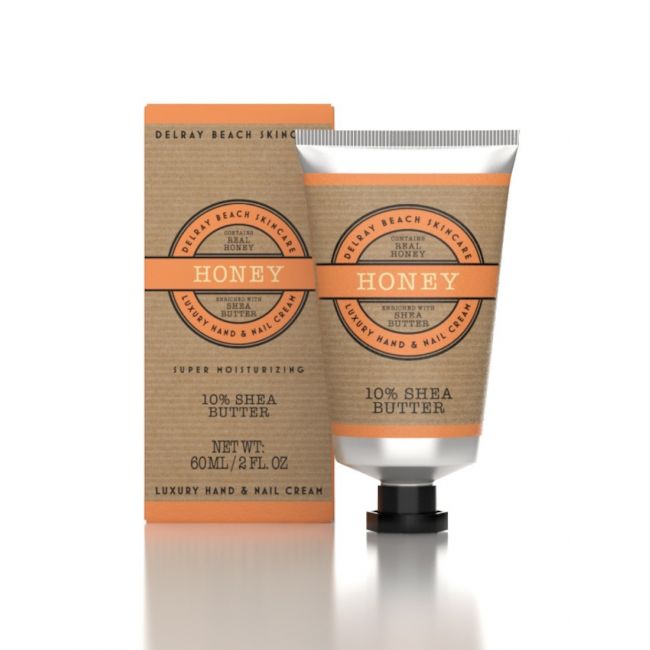 Delray Beach Skin Care Hand & Nail Cream With Honey 2.02oz
