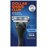 Dollar Shave Club Men's Razor 1 Handle + 2 Cartridges 4 Blades
