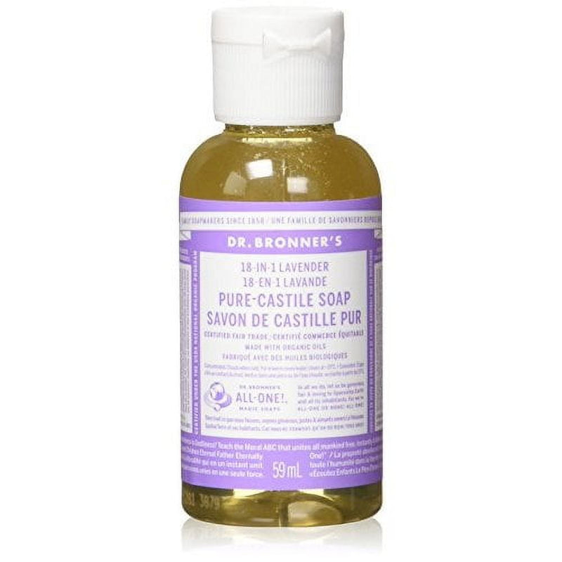Dr.Bronner's 18 In 1 Hemp Organic Lavender Liquid Soap 2oz