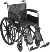 Drive Medical Silver Sport 2 Wheelchair 18 Inch Seat