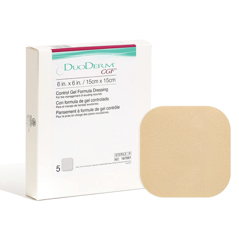 Convatec Duoderm CGF Hydrocolloid Dressing 6" x 6" 187661