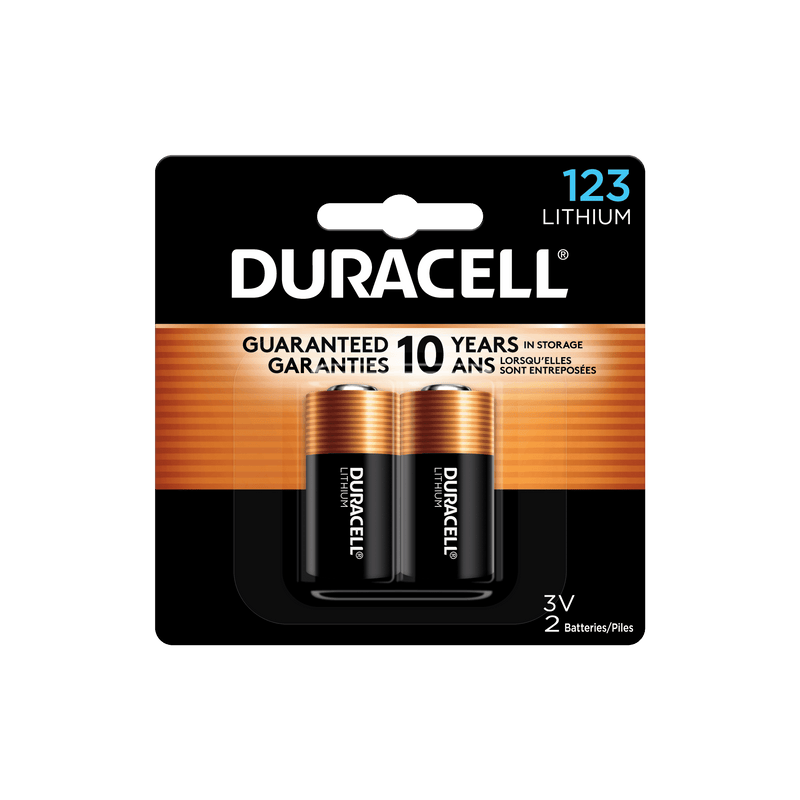 Duracell 123 Lithium 3V 2Dl123A Batteries 2ct
