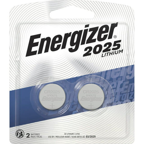 Energizer 2025 Watch Battery Electronic 2ct