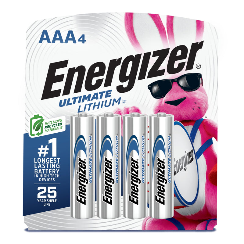 Energizer Ultimate Lithium AAA4 Batteries 4ct