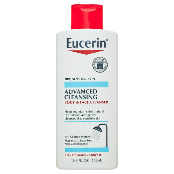 Eucerin Advanced Cleansing Body & Face Cleanser 16.9oz